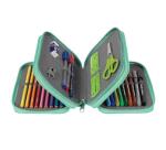 ASTUCCIO 3 ZIP PASTEL NEON PELIKAN 18 MATITE COLORATE+18 PENNARELLI IN DISPLAY