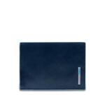 Piquadro PU1392B2R/BLU wallet/card case/travel document holder Blue Leather, Polyester