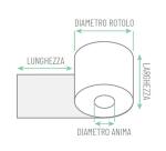 CF10 ROTOLO TERMICO 80/DM80/25 GR.80 NEUTRO AVVOLGIMENTO TERMICO STANDARD - BPAFREE