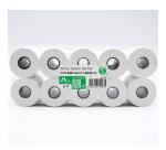 Rotolo per POS e carte di credito - carta termica BPA free - 57 mm x 20 mt - 48 g/m2 - diametro esterno 40 mm - anima 12 mm - Rotolificio Pugliese - blister 10 pezzi