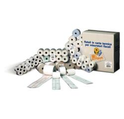 CF10 ROTOLI  CARTA TERMICA PER REGISTRATORI DI CASSA GR/MQ 55- BPA FREE - 59 5MMX60MT   68 FORO ANIMA 12MM