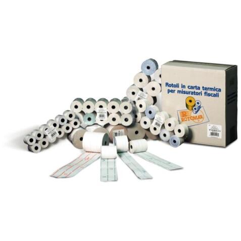 CF10 ROTOLI  CARTA TERMICA PER REGISTRATORI DI CASSA GR/MQ 55- BPA FREE - 59 5MMX60MT   68 FORO ANIMA 12MM