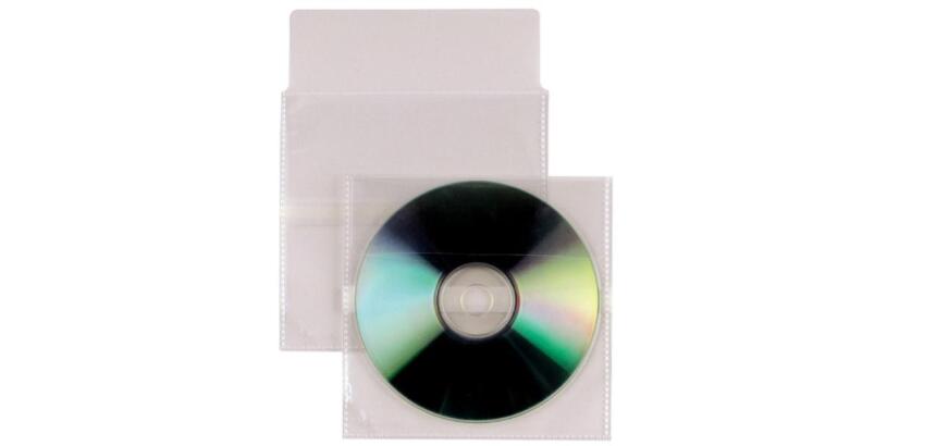 SEI Rota 430104 custodia CD/DVD Custodia a tasca 1 dischi Trasparente, Bianco