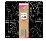 CF5 KIT FUNNY MAT BLACK TERRA  SPAZIO DINOSAURI UNICORNI PRINCIPESSE