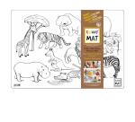 CF10 KIT FUNNY MAT EPOCA GIURASSICA  CUCCIOLI  UNICORNO  ANIMALI      SELVAGGI FATTORIA