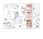 CF10 KIT FUNNY MAT EPOCA GIURASSICA  CUCCIOLI  UNICORNO  ANIMALI      SELVAGGI FATTORIA