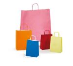 CF25SHOPPER 22X10X27 TINTA UNITA ASSORTITI VERDE LIMONE LILLA ARANCIO ROSSO AVORIO