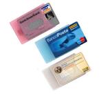 PORTACARD RIGIDO MM 85 X 54  IN ABS TRASPARENTE                       CONFEZIONE SCATOLA DA 50 PORTACARD