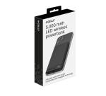 MAGPB5000ALU - Powerbank compatibile con la tecnologia Magsafe, capacità 5000 mAh, potenza massima 15 Watt, ultra sottile, display LED integrato, porta USB-C