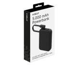 PBCABLE5000SL - Powerbank, cavo USB-C integrato, potenza massima 20 Watt, capacità 5000 mAh, display LED integrato