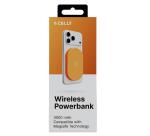 MAGMINIPB3000 - Powerbank compatibile con la tecnologia Magsafe, potenza massima 5 Watt, capacità 3000 mAh, slim, anello magnetico incluso