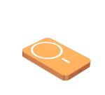 MAGPBMATCH5OR - 15W Wireless Powerbank 5000 mAh LED