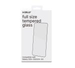 FULLGLASS - Vetro 9H con bordo colorato nero compatibile con Samsung Galaxy S25+ 5G/ Galaxy S24+ 5G