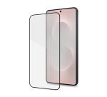 FULLGLASS - Vetro 9H con bordo colorato nero compatibile con Samsung Galaxy S25 Edge