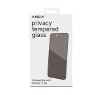 PRIVACY FULL GLASS - Vetro 9H con effetto Privacy e bordo colorato nero compatibile con Apple iPhone Air [IPHONE 17 CASES]