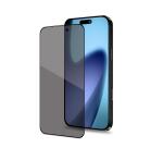 PRIVACY FULL GLASS - Vetro 9H con effetto Privacy e bordo colorato nero compatibile con Apple iPhone 17 Pro Max/ iPhone 16 Pro Max [IPHONE 17 CASES]