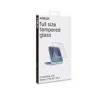 FULLGLASS - Vetro 9H con bordo colorato nero compatibile con Samsung Galaxy Z Flip 8/ Z Flip 7/ Z Flip 7 Enterprise Edition