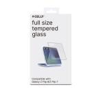 FULLGLASS - Vetro 9H con bordo colorato nero compatibile con Samsung Galaxy Z Flip 8/ Z Flip 7/ Z Flip 7 Enterprise Edition