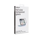 FULLGLASS - Vetro 9H con bordo colorato nero compatibile con Samsung Galaxy Z Flip 7 FE/ Z Flip 6/ Z Flip 6 EE