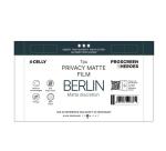 PROFILMPRO PRIVACY MATTE - Pellicola trasparente da 5 pezzi con finitura opaca con effetto Privacy compatibile con il plotter ProScreenPro - BERLIN (PROSCREEN ZHEROES)
