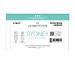 PROFILMPRO MATTE UV - Pellicola trasparente UV da 5 pezzi con finitura opaca compatibile con il plotter ProScreenPro - SIDNEY (PROSCREEN ZHEROES)