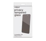 PRIVACY FULL GLASS - Vetro 9H con effetto Privacy e bordo colorato nero compatibile con Apple iPhone 18 Pro [IPHONE 18 CASES]