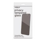 PRIVACY FULL GLASS - Vetro 9H con effetto Privacy e bordo colorato nero compatibile con Apple iPhone 18 Pro Max [IPHONE 18 CASES]