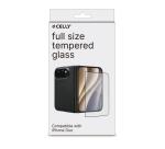FULLGLASS - Vetro 9H con bordo colorato nero compatibile con Apple iPhone Duo [IPHONE 18 CASES]