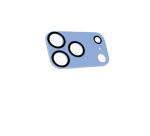 CAMERAPRO1201 - Vetro 9H doppio trattamento per la protezione della fotocamera, match in color,colore Light Blue,compatibile x iPhone 18 Pro Max/iPhone 17 Pro Max [IPHONE 18 CASES]