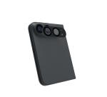 CAMERAPRO1202 - Vetro 9H con doppio trattamento per la protezione della fotocamera, match in color con smartphone, colore Dark Grey, compatibile con iPhone Duo [IPHONE 18 CASES]