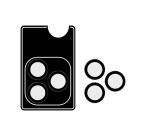 CAMERALENS - Vetro 9H per fotocamera, anelli singoli, compatibile con Apple iPhone 18 Pro/ iPhone 18 Pro Max [IPHONE 18 CASES]