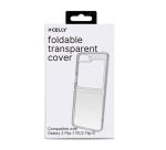 FOLDING - Cover in TPU composta da scocca anteriore e posteriore trasparente compatibile con Samsung Galaxy Z Flip 7 FE/ Z Flip 6/ Z Flip 6 Enterprise Edition