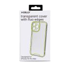 GLOW - Cover trasparente in TPU con bordi che si illuminano al buio compatibile con Apple iPhone 16 Pro Max [IPHONE 16 CASES]