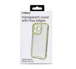 GLOW - Cover trasparente in TPU con bordi che si illuminano al buio compatibile con Apple iPhone 16 Pro [IPHONE 16 CASES]