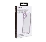 GLOW - Cover trasparente in TPU con bordi che si illuminano al buio compatibile con Apple iPhone 16 Plus [IPHONE 16 CASES]