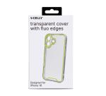GLOW - Cover trasparente in TPU con bordi che si illuminano al buio compatibile con Apple iPhone 16 [IPHONE 16 CASES]