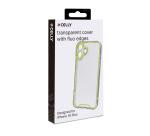 GLOW - Cover trasparente in TPU con bordi che si illuminano al buio compatibile con Apple iPhone 16 Plus [IPHONE 16 CASES]