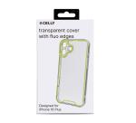 GLOW - Cover trasparente in TPU con bordi che si illuminano al buio compatibile con Apple iPhone 16 Plus [IPHONE 16 CASES]