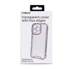 GLOW - Cover trasparente in TPU con bordi che si illuminano al buio compatibile con Apple iPhone 16 Pro [IPHONE 16 CASES]