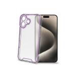 GLOW - Cover trasparente in TPU con bordi che si illuminano al buio compatibile con Apple iPhone 16 [IPHONE 16 CASES]