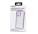 GLOW - Cover trasparente in TPU con bordi che si illuminano al buio compatibile con Apple iPhone 16 Pro Max [IPHONE 16 CASES]