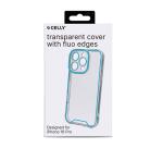 GLOW - Cover trasparente in TPU con bordi che si illuminano al buio compatibile con Apple iPhone 16 Pro [IPHONE 16 CASES]