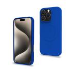 CROMOMAG - Cover in TPU morbido compatibile con la tecnologia Magsafe, colore blu compatibile con Apple iPhone 16 Pro [IPHONE 16 CASES]