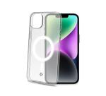 GELSKINMAG - Cover morbida trasparente in TPU, compatibile con la tecnologia Magsafe, anello magnetico color Bianco per Apple iPhone 15 [IPHONE 15 CASES]