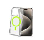 GELSKINMAG - Cover morbida trasparente in TPU, compatibile con la tecnologia Magsafe, anello magnetico color Giallo per Apple iPhone 16 Pro [IPHONE 16 CASES]