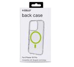 GELSKINMAG - Cover morbida trasparente in TPU, compatibile con la tecnologia Magsafe, anello magnetico color Giallo per Apple iPhone 16 Pro [IPHONE 16 CASES]