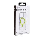 GELSKINMAG - Cover morbida trasparente in TPU, compatibile con la tecnologia Magsafe, anello magnetico color Giallo per Apple iPhone 16 Pro [IPHONE 16 CASES]
