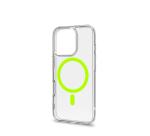 GELSKINMAG - Cover morbida trasparente in TPU, compatibile con la tecnologia Magsafe, anello magnetico color Giallo per Apple iPhone 16 Pro [IPHONE 16 CASES]