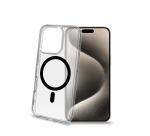 GELSKINMAG - Cover morbida trasparente in TPU, compatibile con la tecnologia Magsafe, anello magnetico color Nero per Apple iPhone 16 Pro [IPHONE 16 CASES]