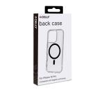 GELSKINMAG - Cover morbida trasparente in TPU, compatibile con la tecnologia Magsafe, anello magnetico color Nero per Apple iPhone 16 Pro [IPHONE 16 CASES]